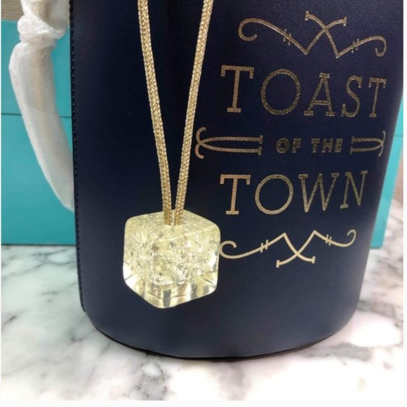 kate spade steal spotlight champagne bucket bag purse new with tags - Picture 11 of 12